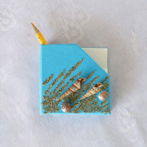 Magnet-Chit-Holder-Shell-Blue