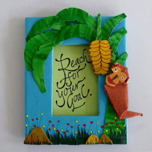 Picturesque-Origami-Magnetic-Decor-with-a-Quote–Monkey-on-Banana-Tree