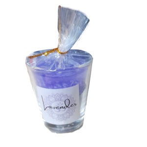 Glass Candle Lavender