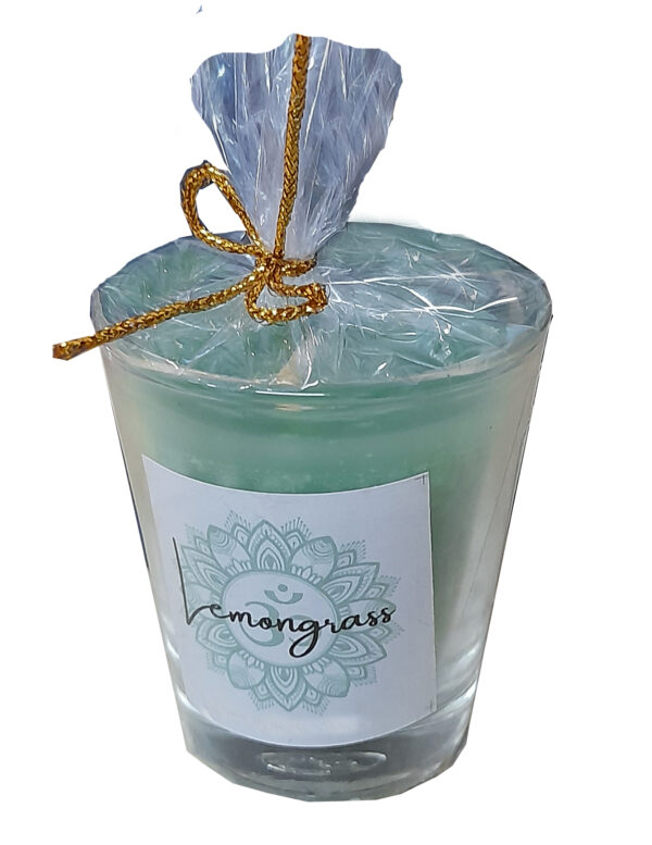 Glass Candle Lemon Grass