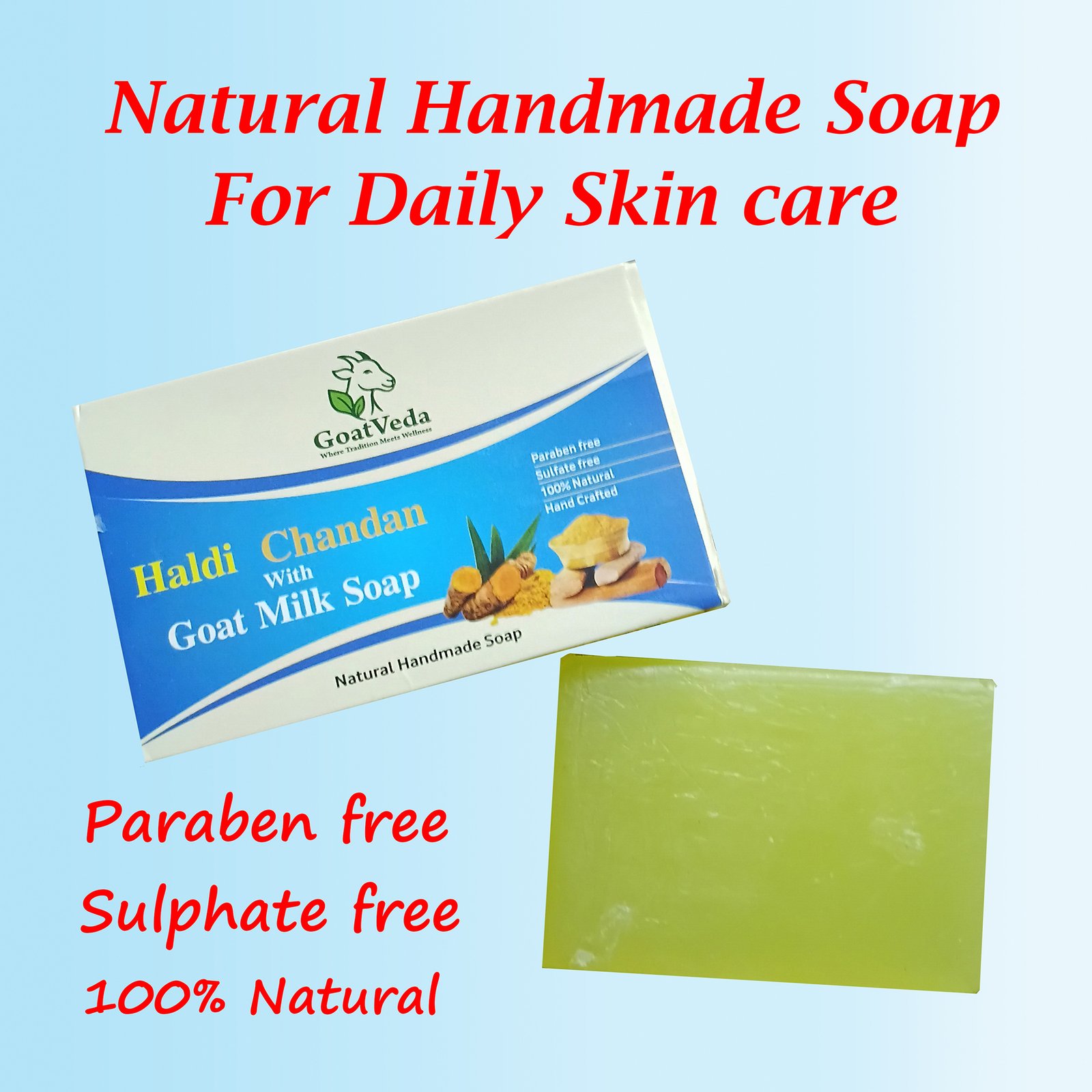 Haldi Chandan Goat Milk 100 gms Soap